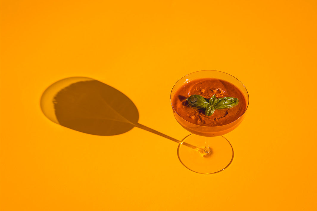 Crema fredda di pomodori e peperoni - Gekühlte Tomaten-Paprikasuppe