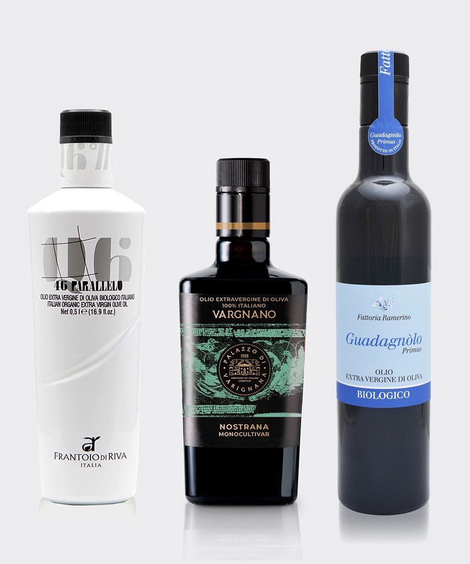 Trio Sommerküche - 3 x 500ml Olivenöl aus Italien