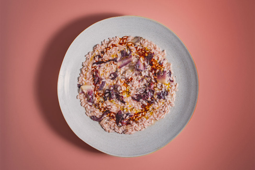 Risotto al Radicchio mit Balsamico-Essig aus Modena