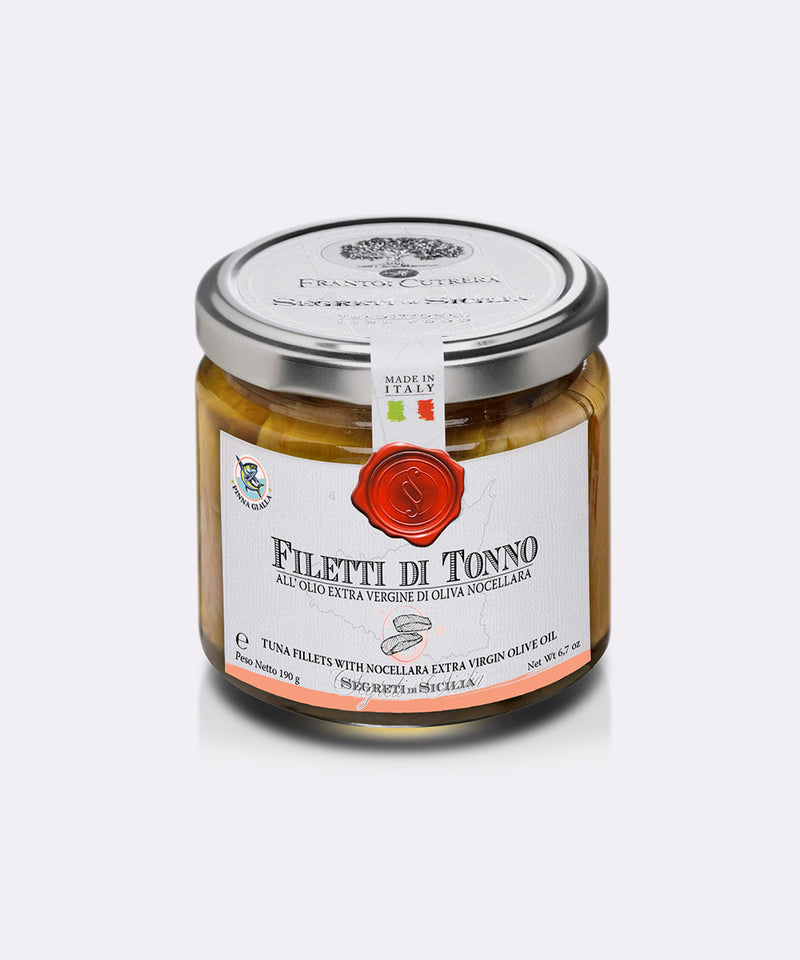 Frantoi Cutrera - Thunfischfilets in Olivenöl nativ extra Nocellara del Belice 190g