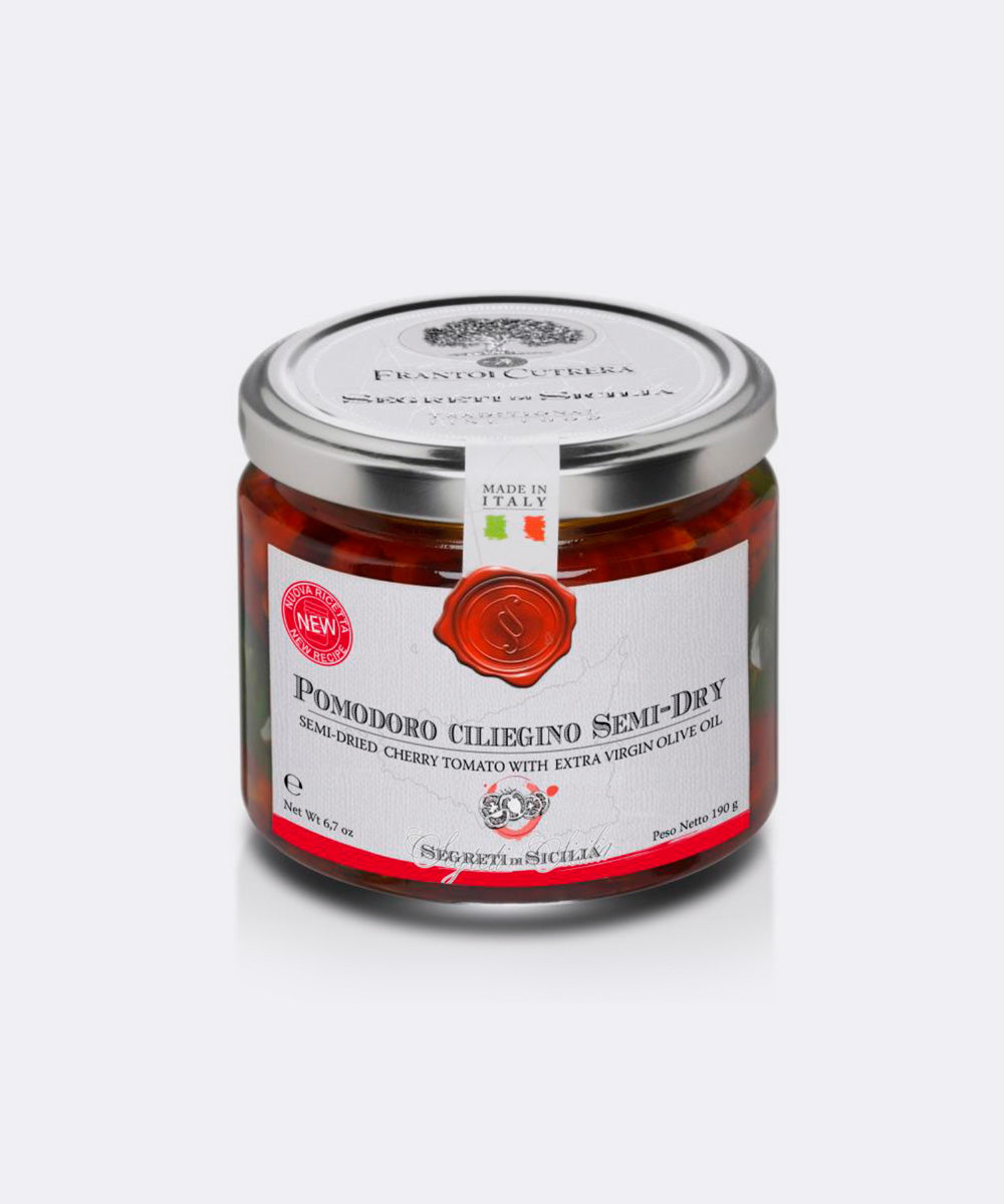 Frantoi Cutrera - Kirschtomaten halbgetrocknet in Olivenöl 190g
