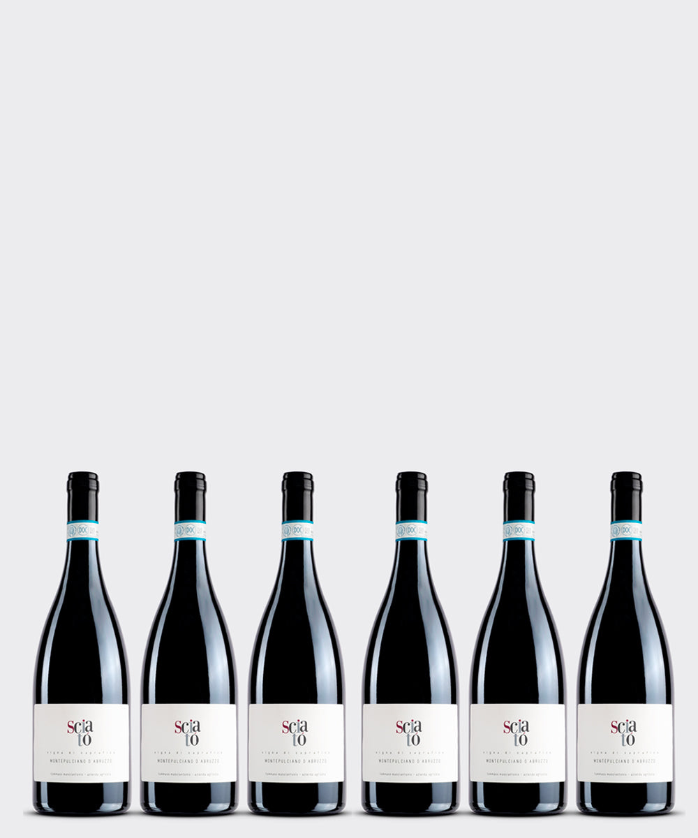Weinbox Rosso - Sciatò Montepulciano d'Abruzzo DOC Bio 2021 | 6 x 750 ml