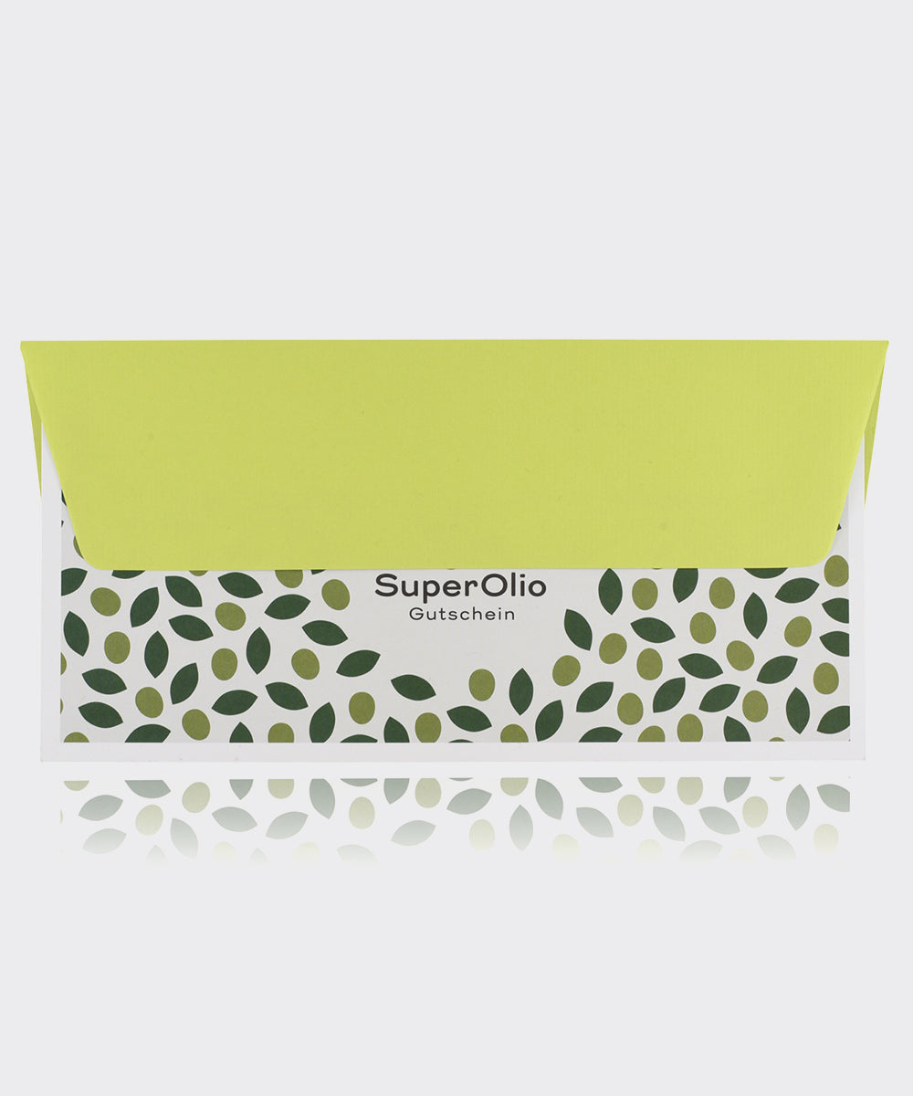 Superolio Geschenkgutschein apfelgrün
